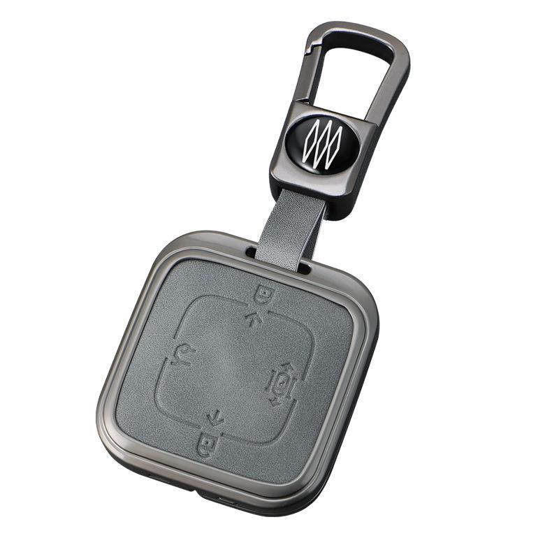 Zeekr 001/009/X Car Key Cover with Buckle - Unisex Protection Sleeve