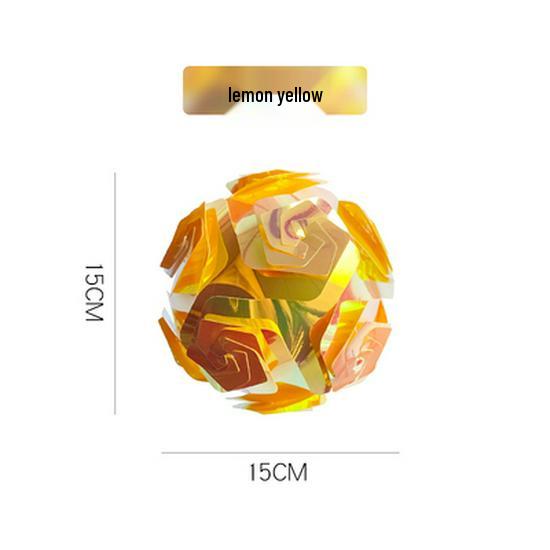 Rose Hanging Ball Christmas Decorations for Mall Ceilings
