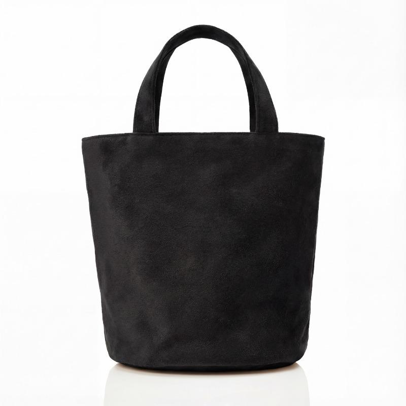 

Leisure college students niche largecapacity handbags new personalized simple women s class bucket bag чорний