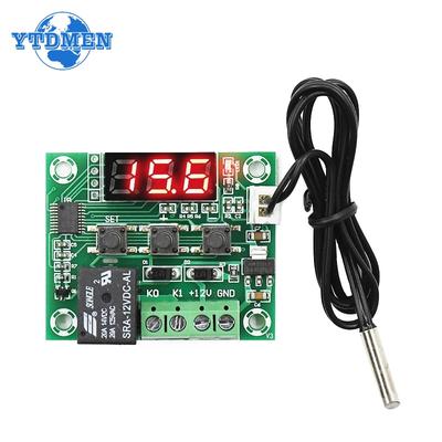 Termometro digitale W1209 Termometro DC 12V con sonda impermeabile Modulo temperatura LED Termostato elettronico fai-da-te