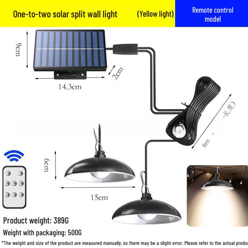 TLXT Outdoor Solar Motion Sensor Hanging Light