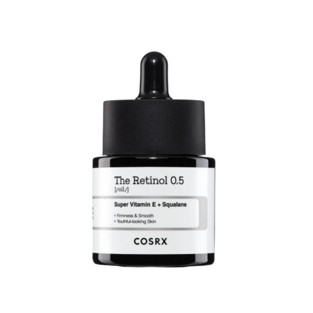 

COSRX The Retinol 0.5 Oil 20ml – Smoothing & Anti-Aging Retinol Facial Oil
