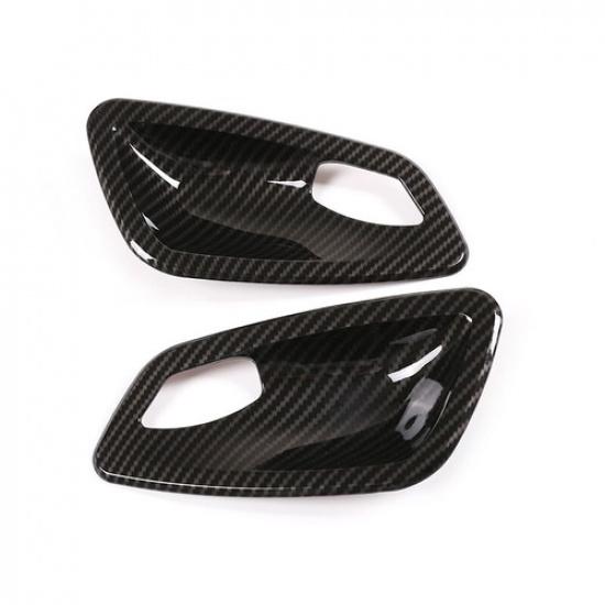 For BMW E92 E93 M3 Coupe 05-12 Door Handle Bowl Cover Carbon Fiber Style