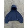 ZYLLO European and American Fashion Loose Hooded Solid Color Street Sports Top