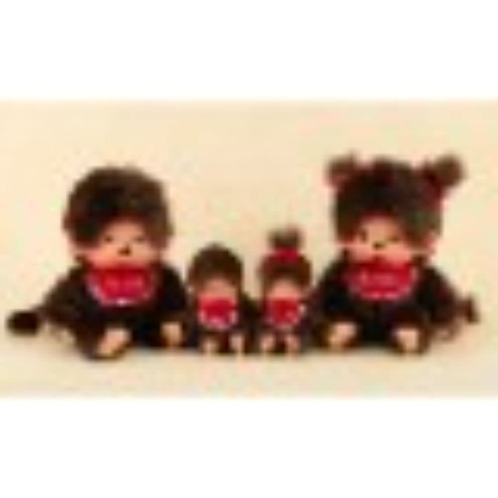 Sekiguchi Monchhichi Premium Standard SS Brown Girl Sitting Plush Toy 226788
