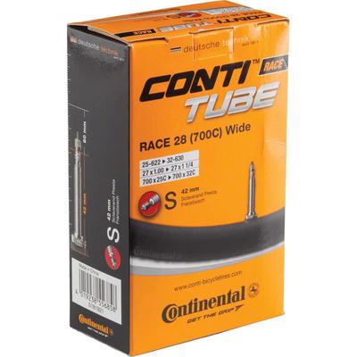 Continental Race28 Wide Tubes, 700x25-32C, Presta (42mm) - Set of 2 [Imported]
