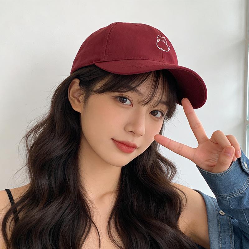Spring Women's Fashion Baseball Cap Versatile Street Couple Face Small Visor Retro Cap Men