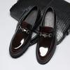 Fashion Men Leather Shoes Slip On Business Dress Shoes D379