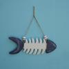 1 Mediterranean Wood Fish Bone Fishbone Welcome To Hang In The Wall of The Ornaments Wall Decoration