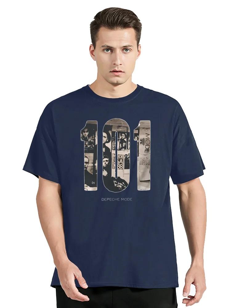 

LE Depeche Cool Mode 101 Graphic Fitness T-shirt Cotton Tops Tees Men s Clothing Oversized Unisex Tshirt Streetwear Tshirt Soft 4XL