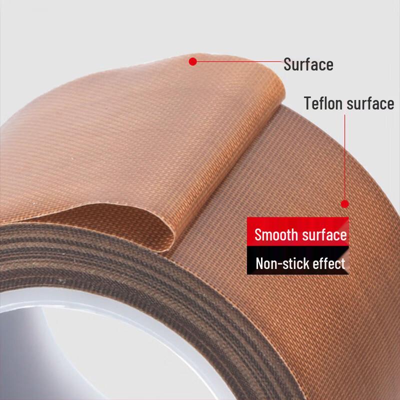 Haistick Teflon High-Temperature Insulation Tape 15mm x 10m (2 Rolls)