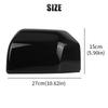 Raer Mirror Covers Cap For Ford F-150 Pickup Truck 2015 2016 2017 2018   Texture Black/Glossy Black Left Right Replace