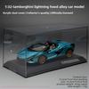 Simulation 1/32 Lamborghini Sian Alloy Super Car Model with Display Box Collection Hobbies Miniature Voiture Metal Toy Vehicle Gift