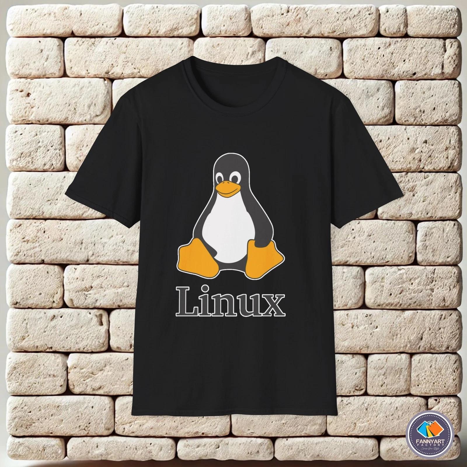 Linux Tux Logo Unisex T-Shirt S