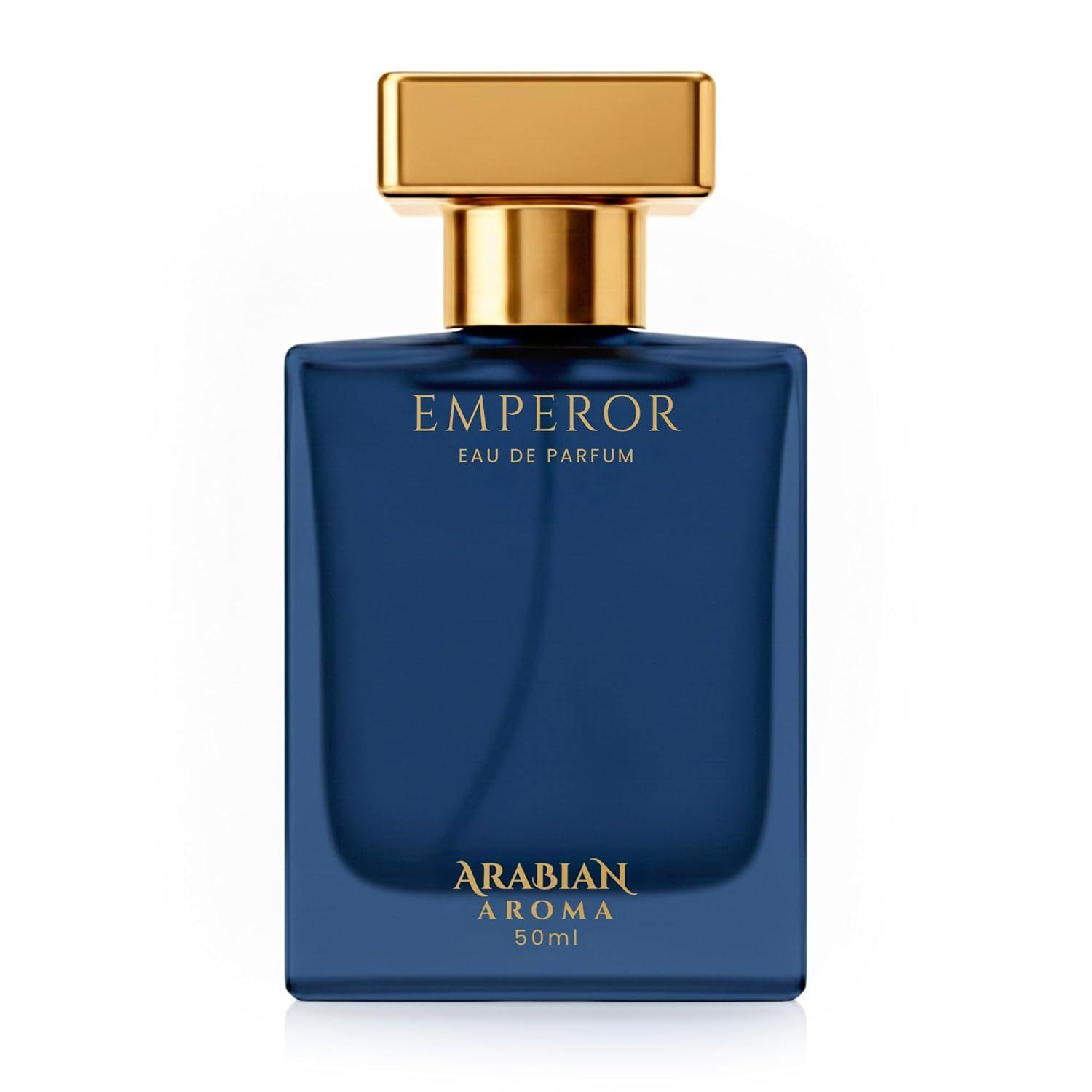 

Arabian Aroma Emperor Eau de Parfum, Fresh Citrus, Lavender & Tonka Bean Long Lasting Luxury Perfume 50ML