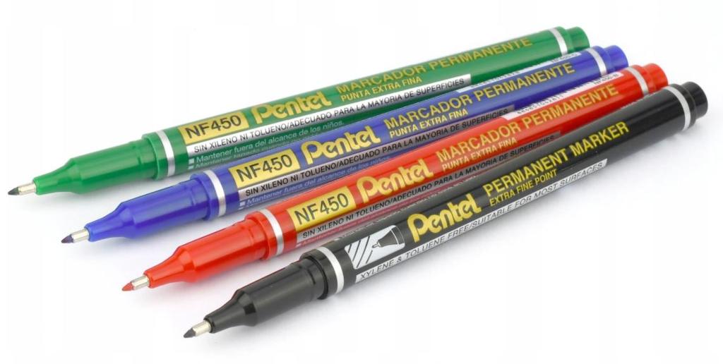 Pentel Nf450-B Cd Marker 0.6-1Mm Red