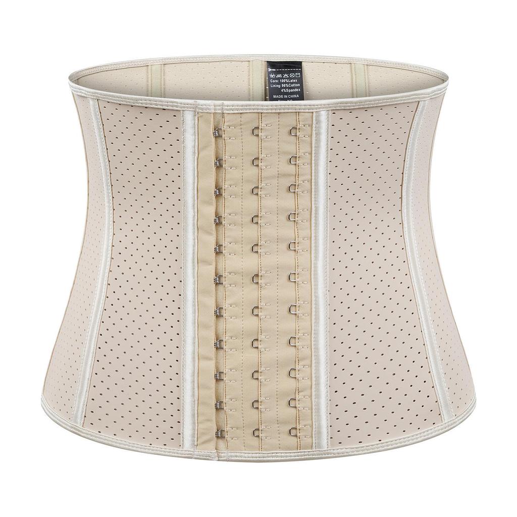 25 Steel Bones Waist Trainer with 9 Ventilation Holes for Tummy Control and Fitness