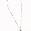 Less Is More Silver Antique Key Necklace