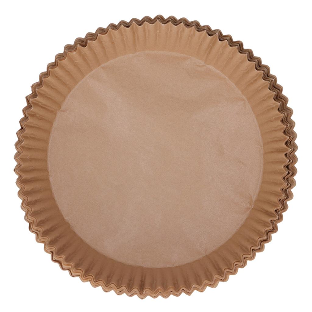 100PCS Disposable Paper Liner Non Stick Silicone Oil Paper Tray Kitchen Fryer Baking Supply