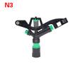1 Inch Four-Nozzle Rocker Arm Sprinkler For Garden Farmland 360Degree Irrigation Rotating Sprinkler System For Cooling Dust Removal