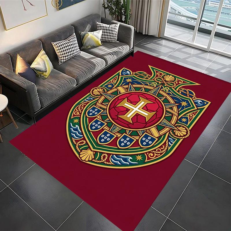 Heritage Royal Emblem carpet printing Living room and bedroom mats Doormat Office chair cushion Bathroom mat