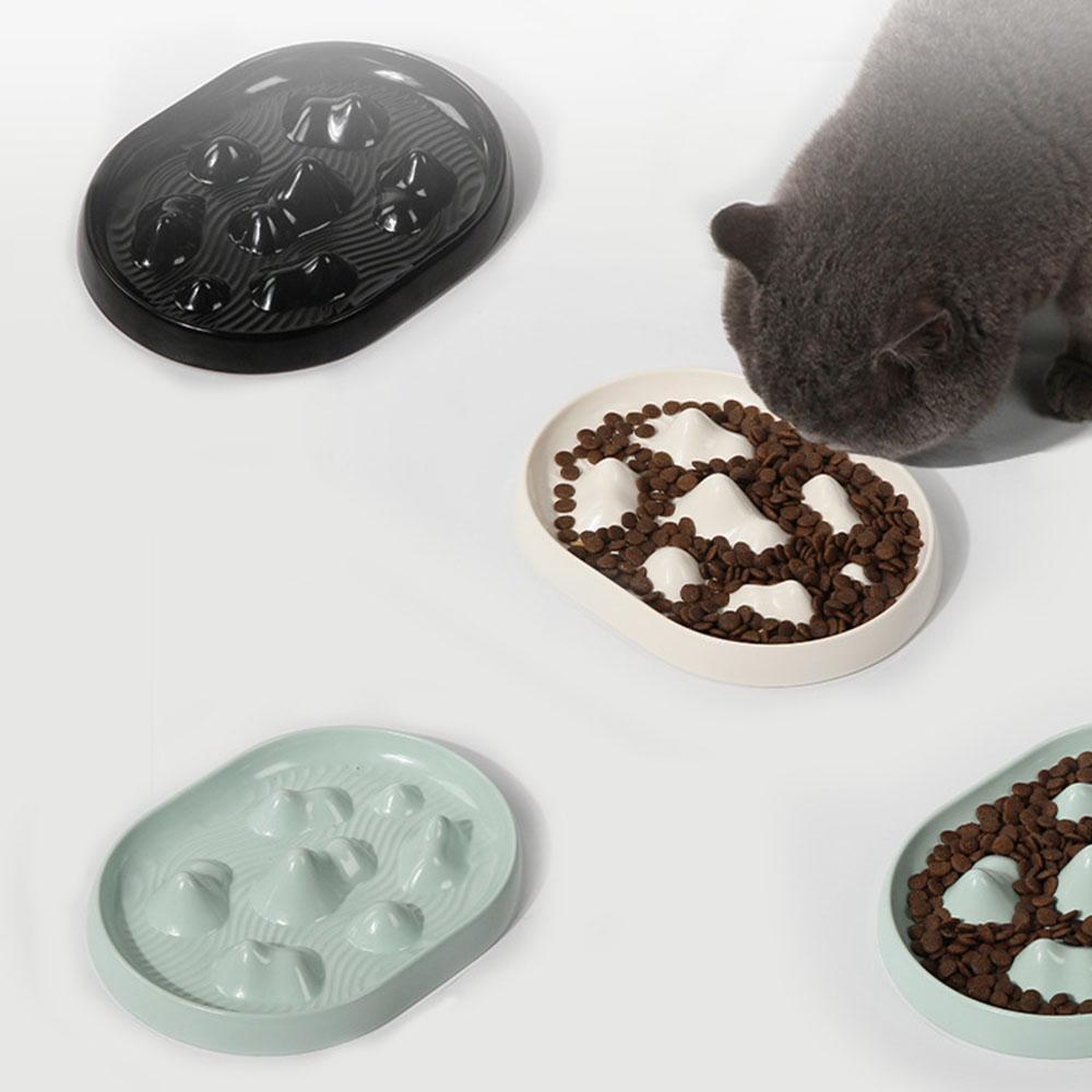 Pet Slow Feeder Bowl for Dogs & Cats, Anti-Choking Non-Slip Bloat Prevention Food Dish, Durable Pet Feeding Bowl Utensils