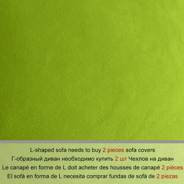 Dicker Plüsch-Sofabezug in L-Form für Wohnzimmer, Eckcouch, Schnitt-Stretch-Sofabezug, elastisch, Canap Chaiselongue