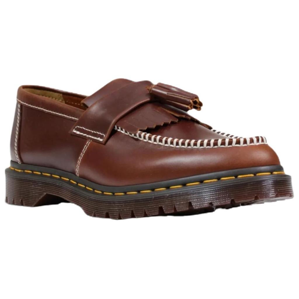 Dr. Martens Adrian Ben Butterscotch Orleans Leather Minimalist Comfortable Loafers Men loafers Red-Brown 42849200