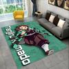 Kamado Nezuko Demon Slayer Anime Area Rug,Carpet Rug for Living Room Children Bedroom Sofa Doormat Decor,Kid Non-slip Floor Mat