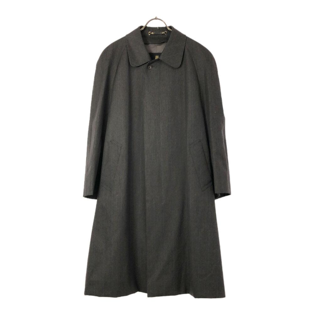 

LANVIN полосатое пальто с воротником из нержавеющей стали серия Black мужское б/у