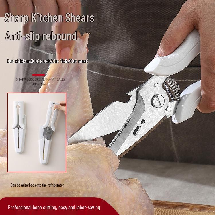 Multi-functional Stainless Steel Kitchen Shears for Chicken and BBQ