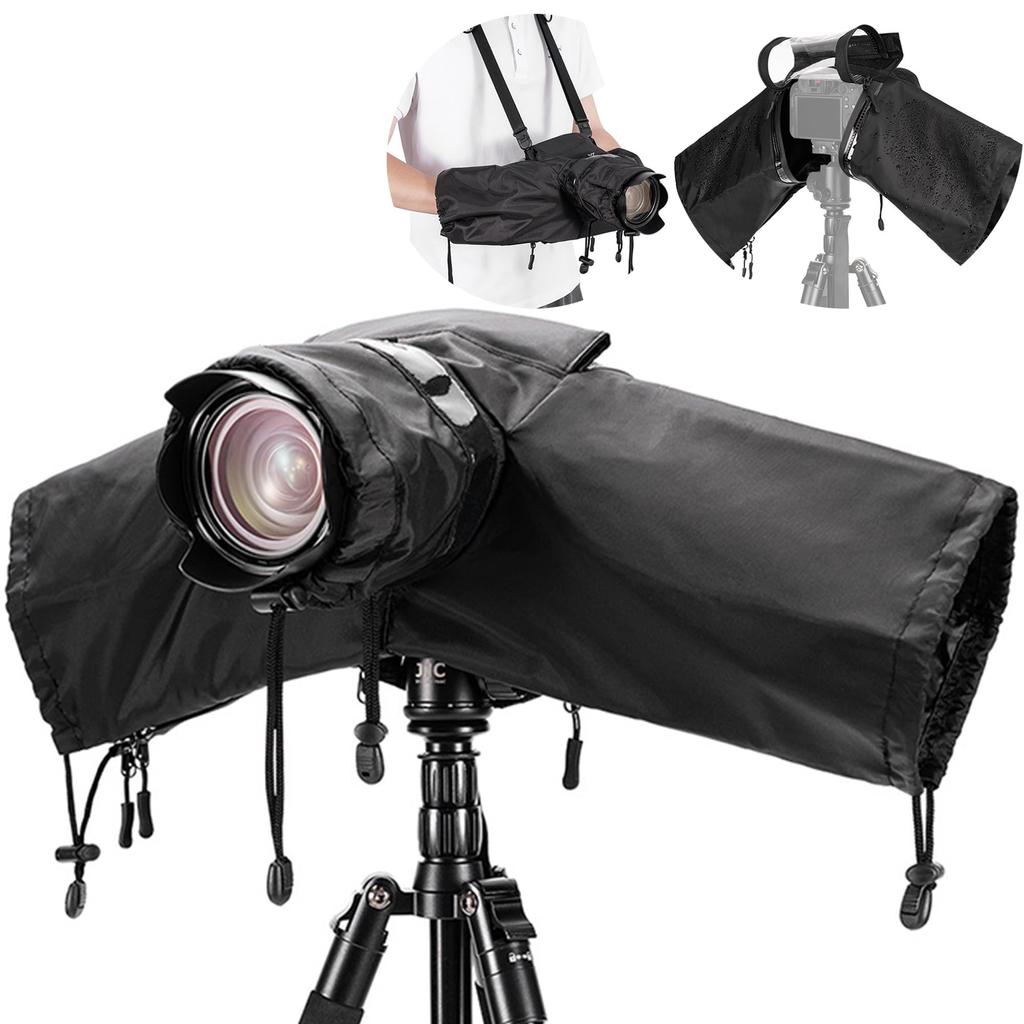 Festes til et kamera JJC Kamera Regnfrakk Regntrekk vinduet kan åpnes og Kameralinsestørrelse Vanntett glidelås For Sony A7RV A7IV A7SIII A6600