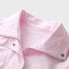 Women's Loose Short Stand Collar Zip Jacket