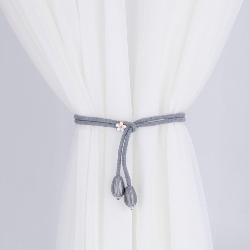 Adjustable Flower Curtain Tiebacks Minimalist Curtain Tie Rope Modern Curtain Straps  Bedroom