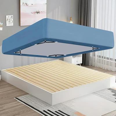 Non-Slip Sheet Fasteners - Adjustable Elastic Clips for Bedding, Tablecloth & Sofa Covers, Secure Hold Grips Beds Bed Frame