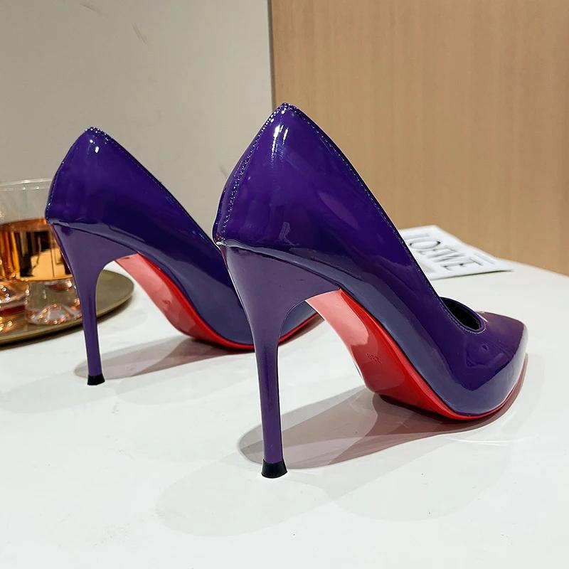 Fashion Ladies Shoes 2025 High Quality Shallow Women's High Heels Fashion Party Plus Size Solid Best Seller Sexy Pointed Toe Heels Women