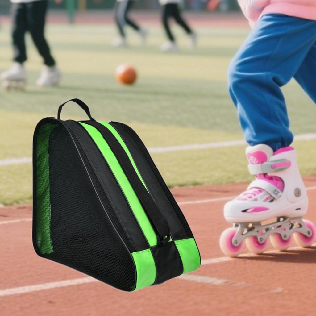 Přenosná taška na kolečkové brusle Taška na brusle Velkokapacitní prodyšná taška na kolečkové brusle Taška na brusle Taška na brusle Taška na bruslení