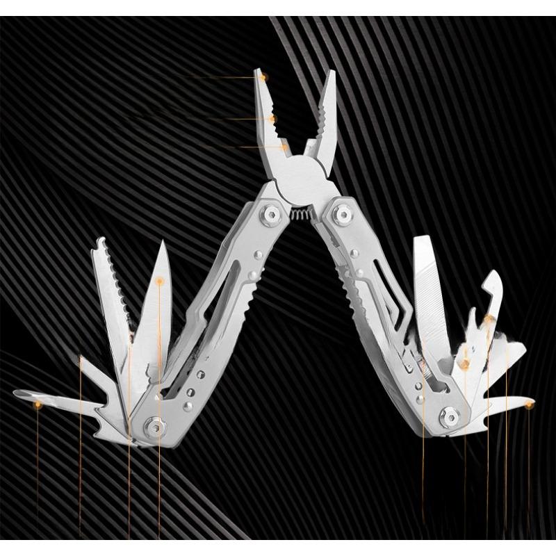 2025 New Product with Locking Multi-function Car Outdoor Portable Combination Multi-purpose Knife Outdoor Gift Tool Folding Pliers