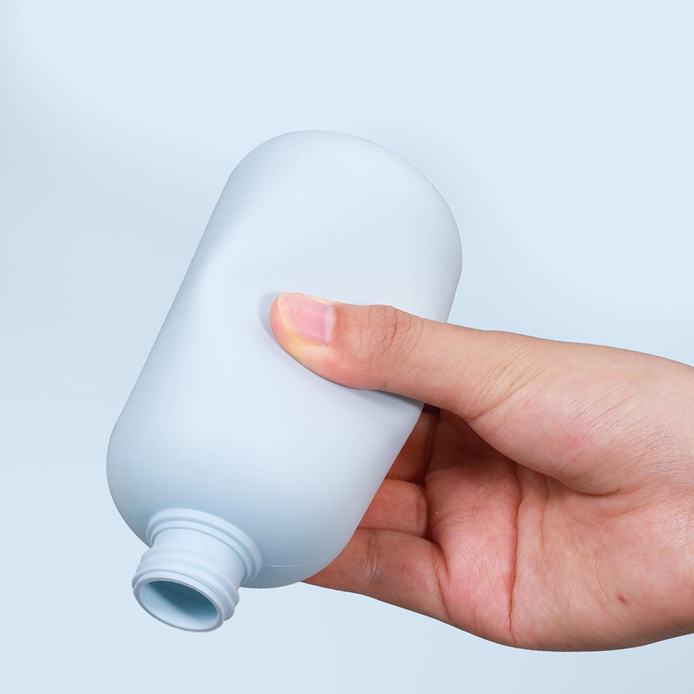 1 Set Plastic Travel Shampoo Bottles Clear Blue Shampoo Lotion Shower Gel Foam Pump Bottles