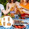 Spacious BBQ Insulated Storage Bag with Double Zippers and Carry Handle Perfect for Picnics Camping Day Ensuring Easy Access