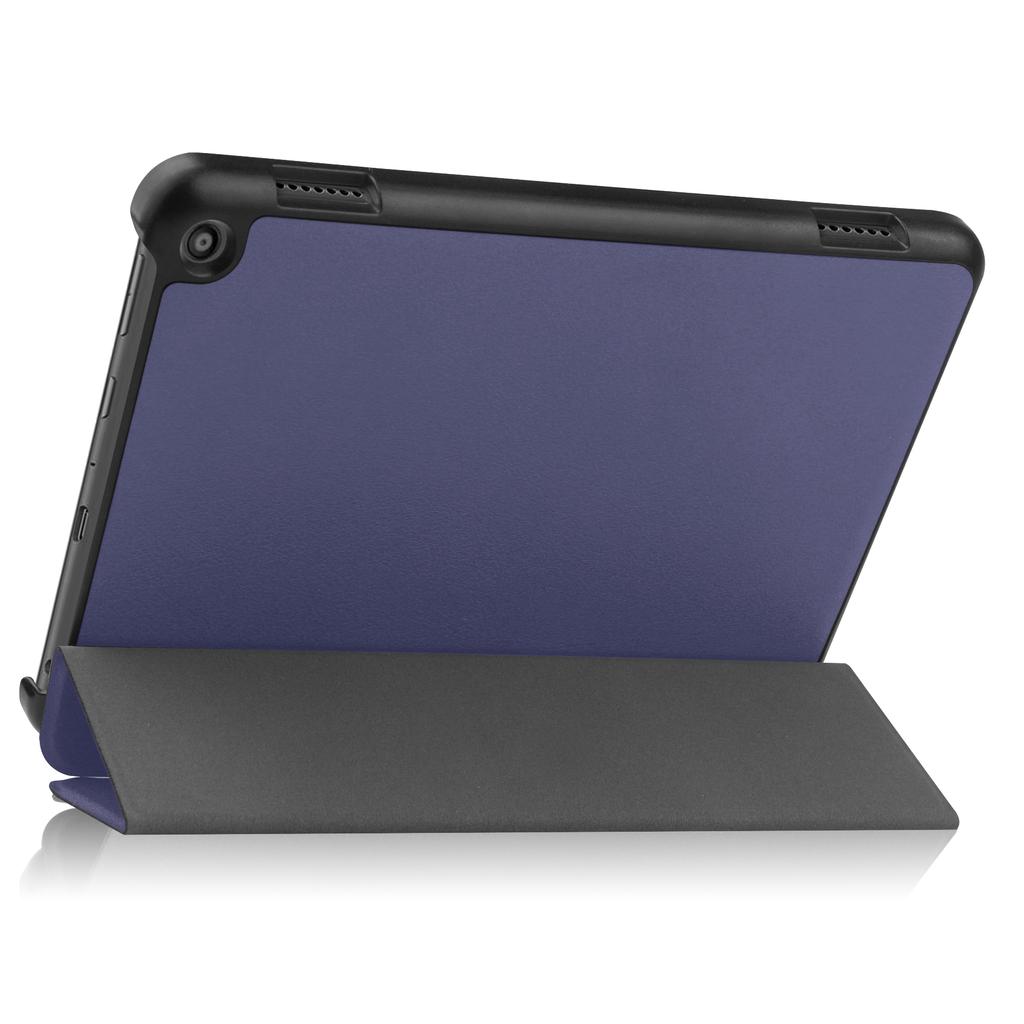 Trifold PU Leather Tablet Cover Protective Case with Automatic Sleep for New Fire HD 8 12th Generation 2022 Release Simple Style