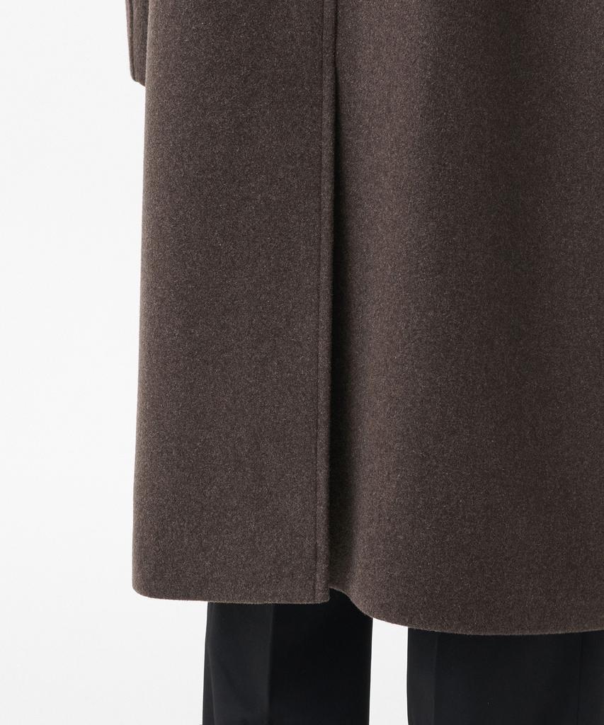 Musinsa Standard Daily Balmacaan Coat [Heather Brown]