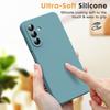 Protective Case - BOOLING - for Samsung Galaxy A17 4G/5G - Silicone Anti-Scratch Shockproof Green Blue