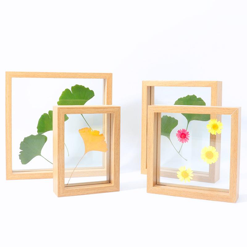 Creative Pressed Flower Frame Wholesale A4 3D Diy MDF Dropship Floating Frame Glass Wooden Specimen Picture Frame (as the picture,5 )