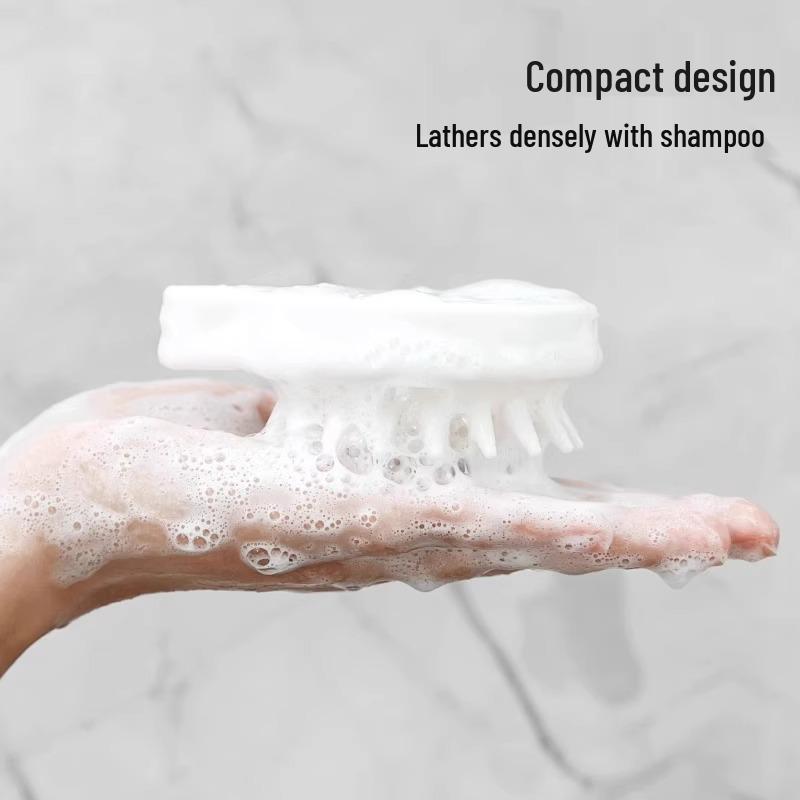 1pc Soft Tooth Head Shampoo Massage Brush for Washing & Combing Hair