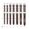 12/14/16/18/19/20/22mm Crocodile Pattern Design Leather Watchbands Butterfly Buckle Men Women Business Watch Band Watch Straps