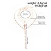 3Pcs/Set Colorful Crystal Cross Pendant Necklace for Men Hip Hop Adjustable Choker Collar Chain Christian Jewelry Accessories