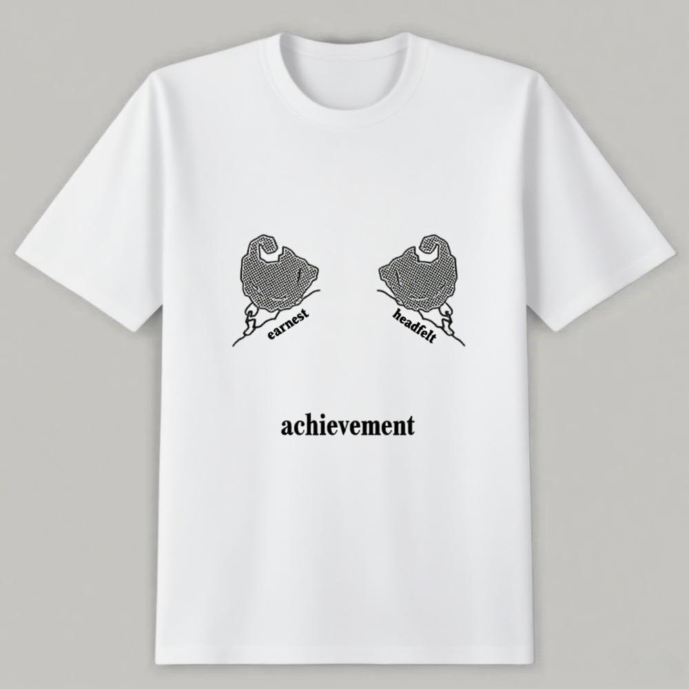New Street Style Trend Printing Emerging Art Daily Style Cotton Short-sleeved T-shirt Women's Couple Tide Brand Breathable Tops