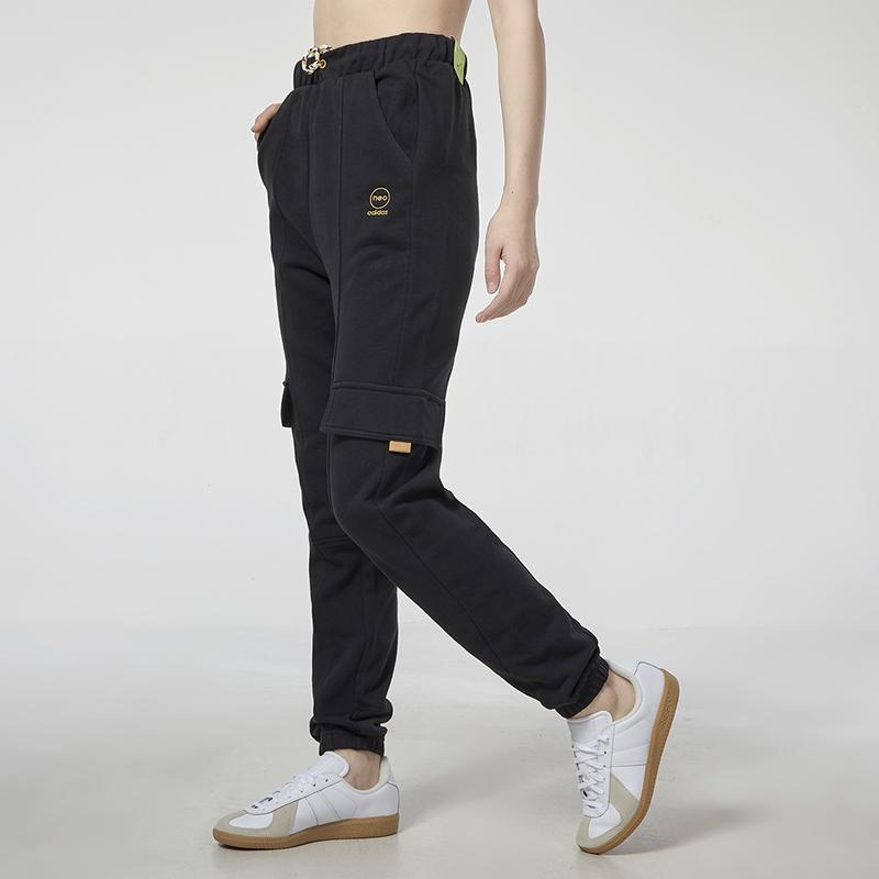 Adidas Utility Cargo Sports Pants Women Bottoms Black HN2340