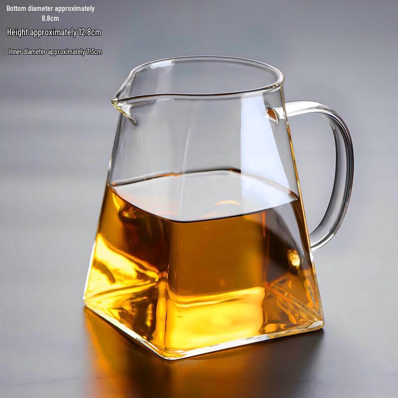 Qī Wēi Premium Heat-Resistant Borosilicate Glass Tea Pitcher